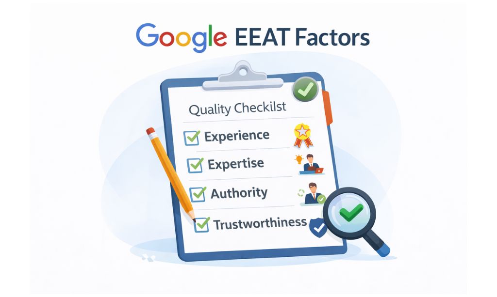 Google EEAT factors for trustworthy SEO content