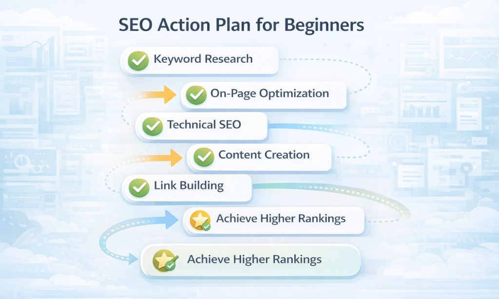 SEO action plan roadmap for beginners
