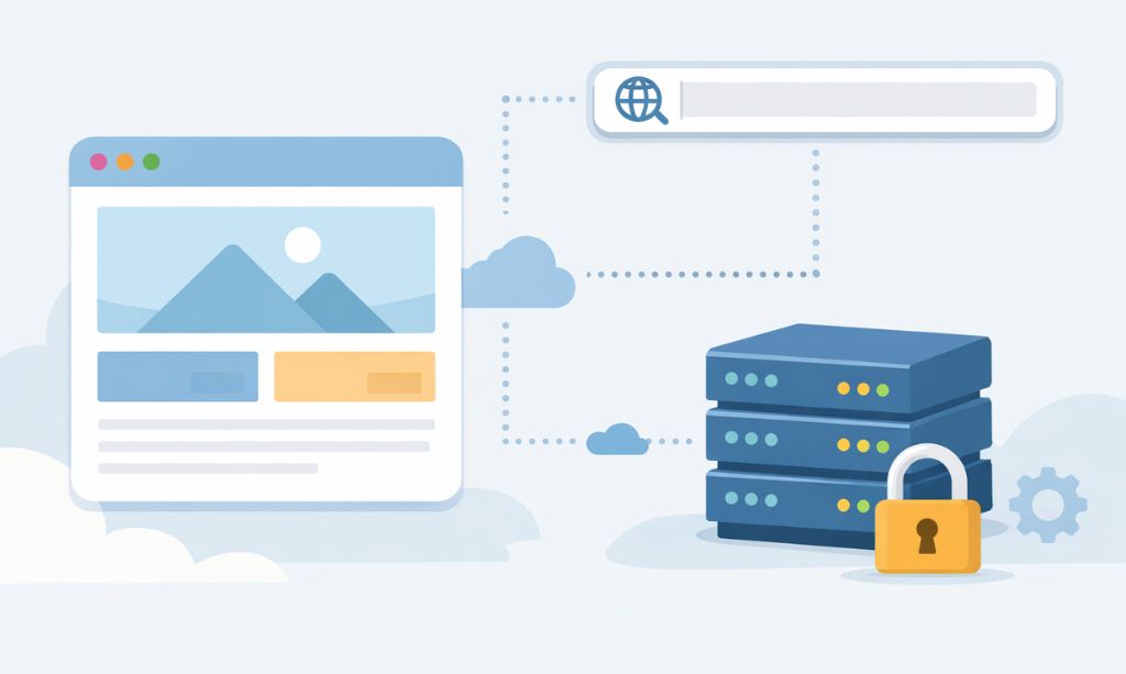what is web hosting and domain explained for beginners