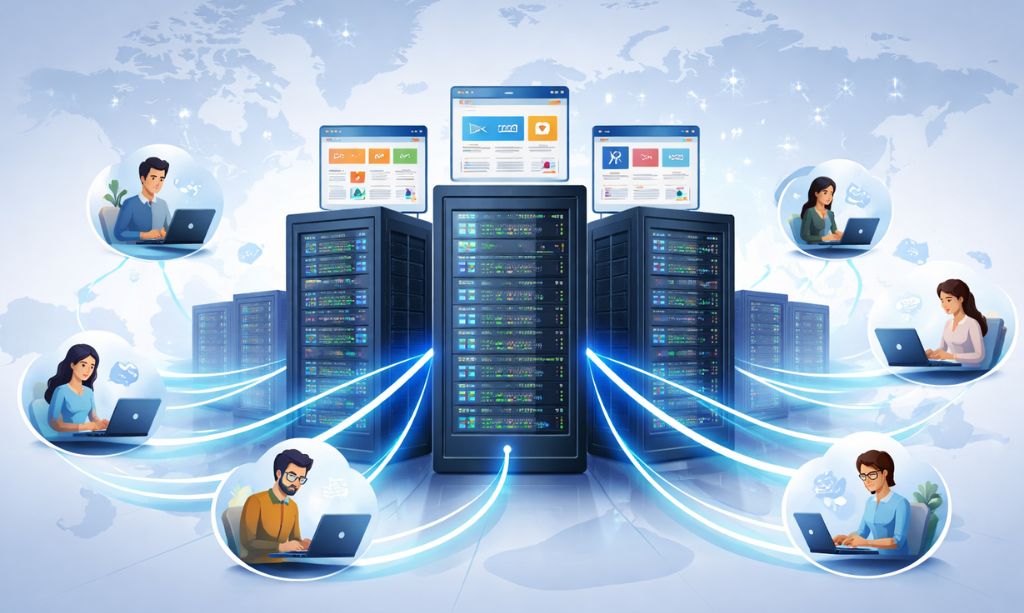 what is web hosting and how servers store websites