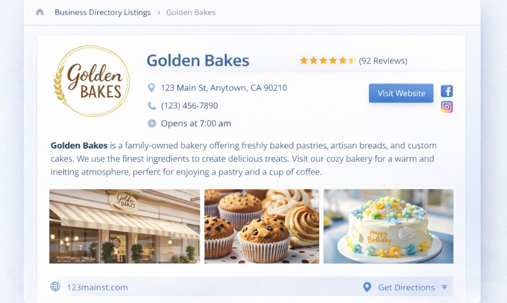 Off Page SEO Directory Submission: A Complete Step-by-Step Guide (2026) 8 Example of optimized Off Page SEO Directory Submission listing