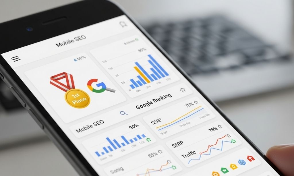 mobile first indexing seo illustration