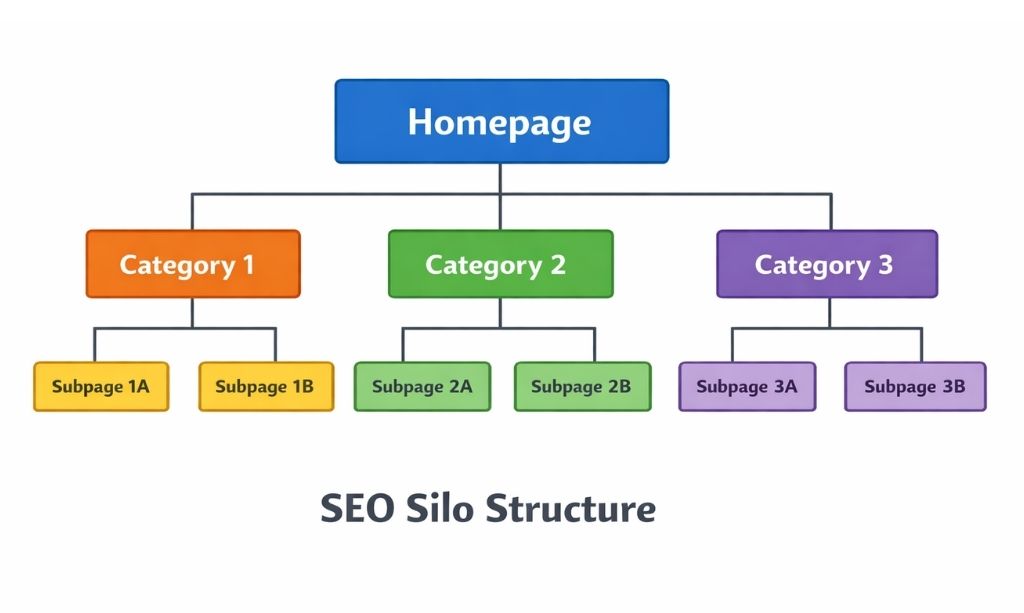 website architecture silo structure seo