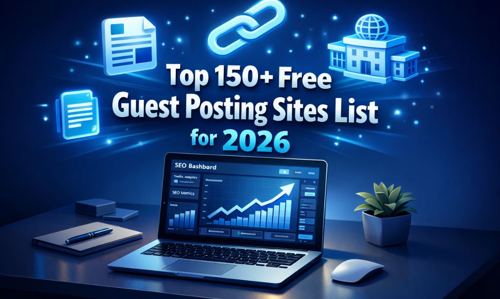 Top 150+ Free Guest Posting Sites List 2026 - High DA Link Building Strategy