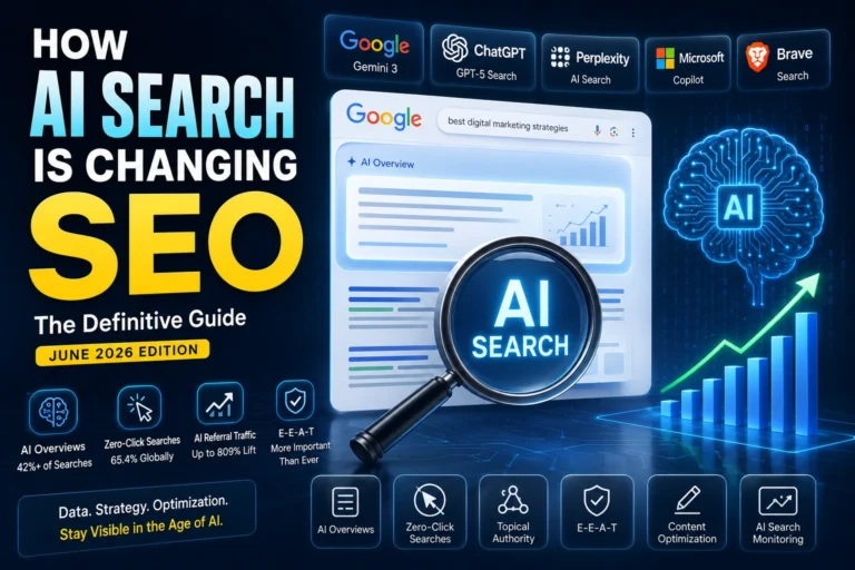 How AI Search Is Changing SEO in 2026 with Google AI Overviews, ChatGPT Search, and AI-Powered Search Engines